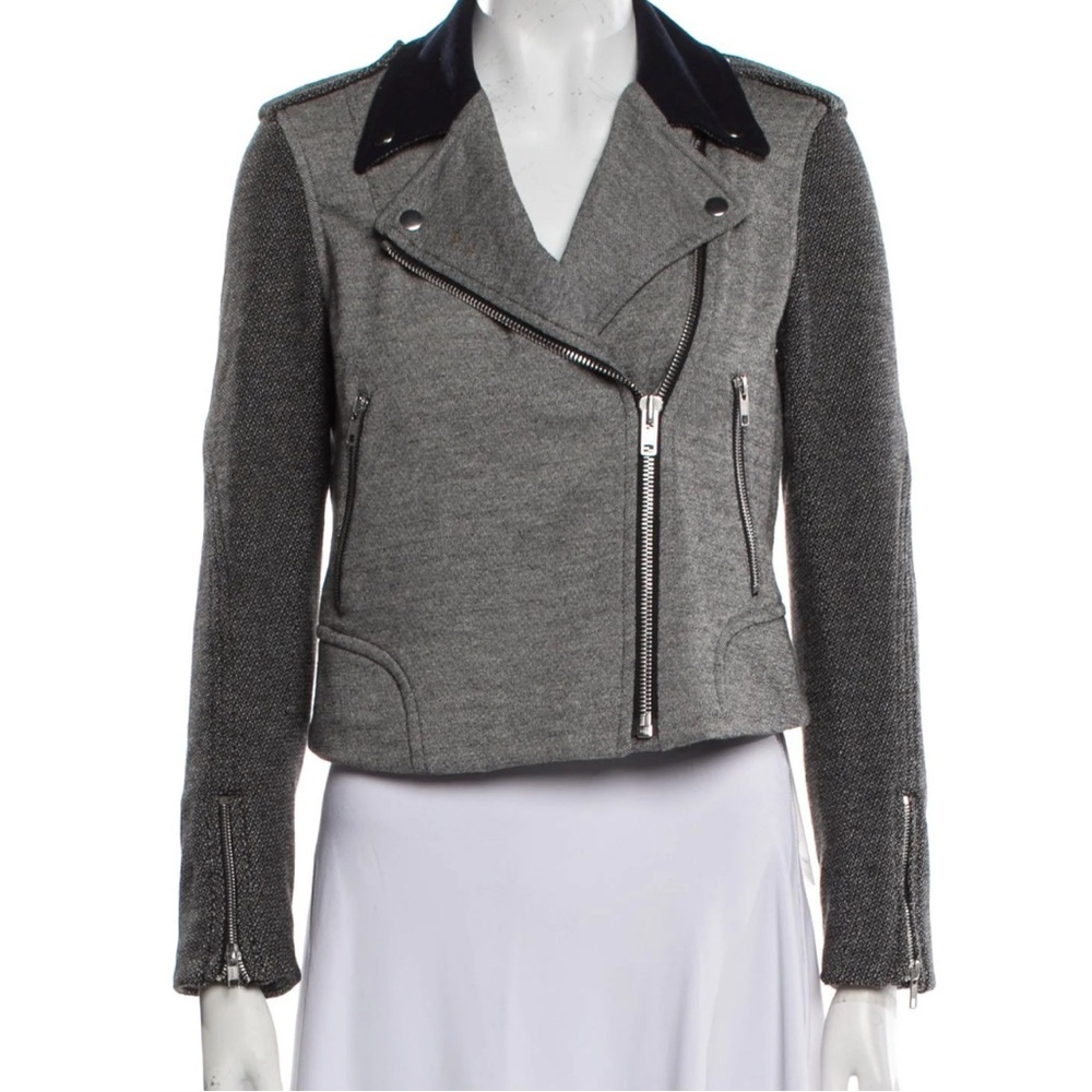 Theory GREY Adashi K Moto Jacket. Size SMALL.